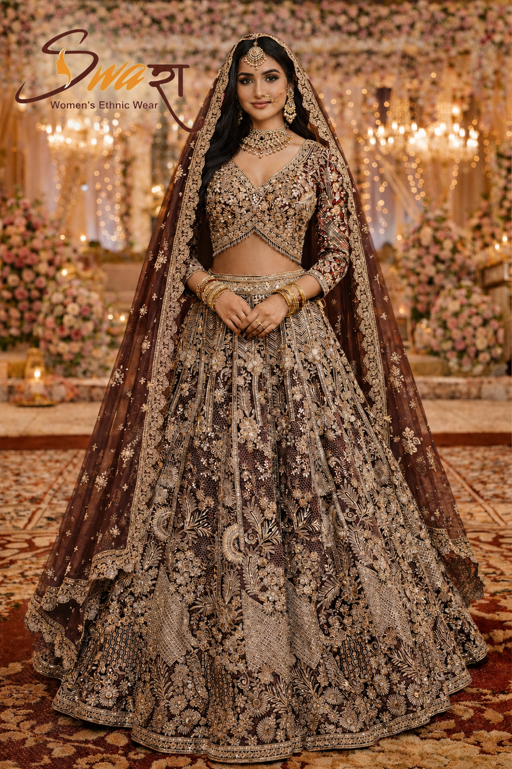 Gulab Embroidered Lehenga